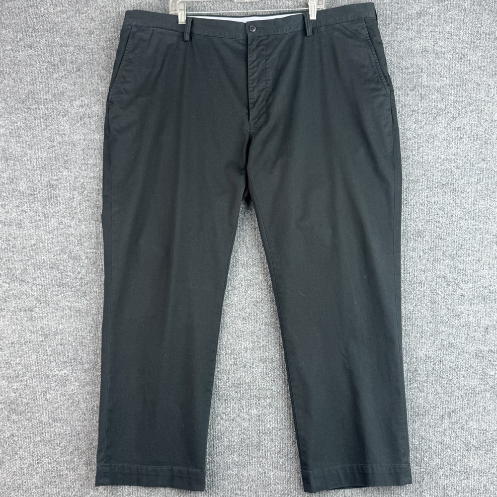 Polo Ralph Lauren Chino Pants Mens 44x30 Black Stretch Cotton Twill Casual Prep